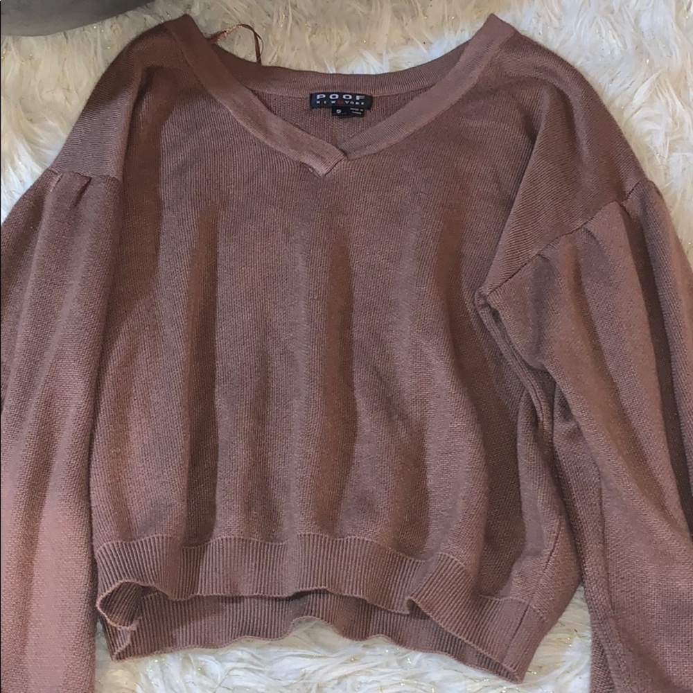 Puffy sweater
